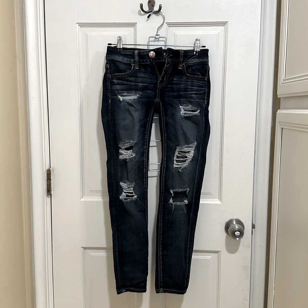 American Eagle Outfitters Super Low Jegging- 00 Short